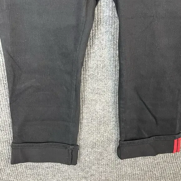 Belle by Kim Gravel Flexibelle Game Day Cuffed Jeans Black Womens Size 16P - Picture 5 of 12